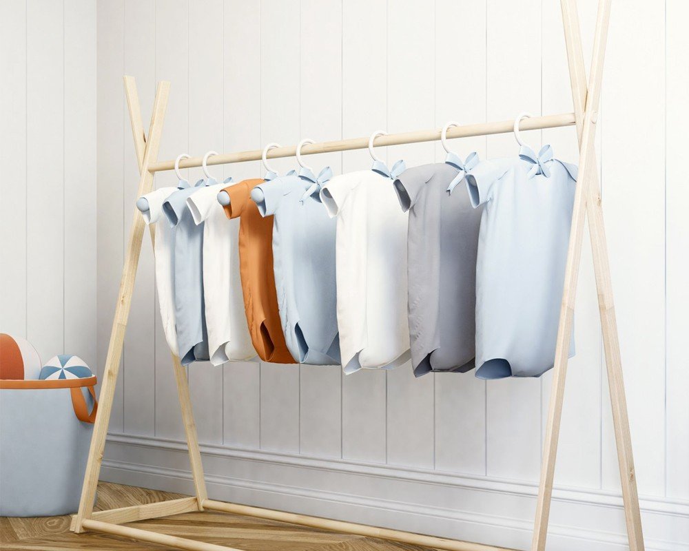 Cabideiro Organizar Roupas Bebê