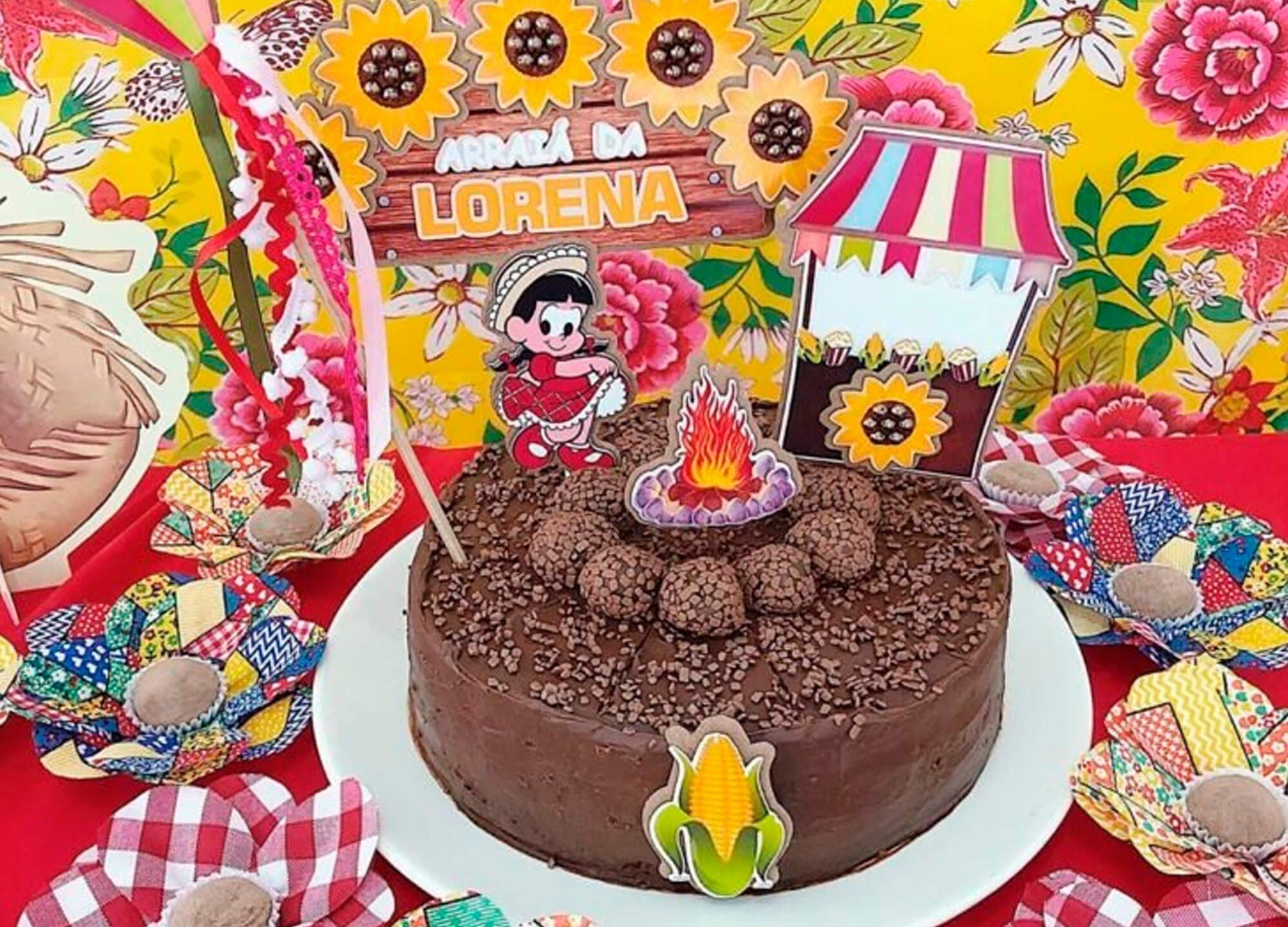 Arraiá da Lorena Mesversário Temático