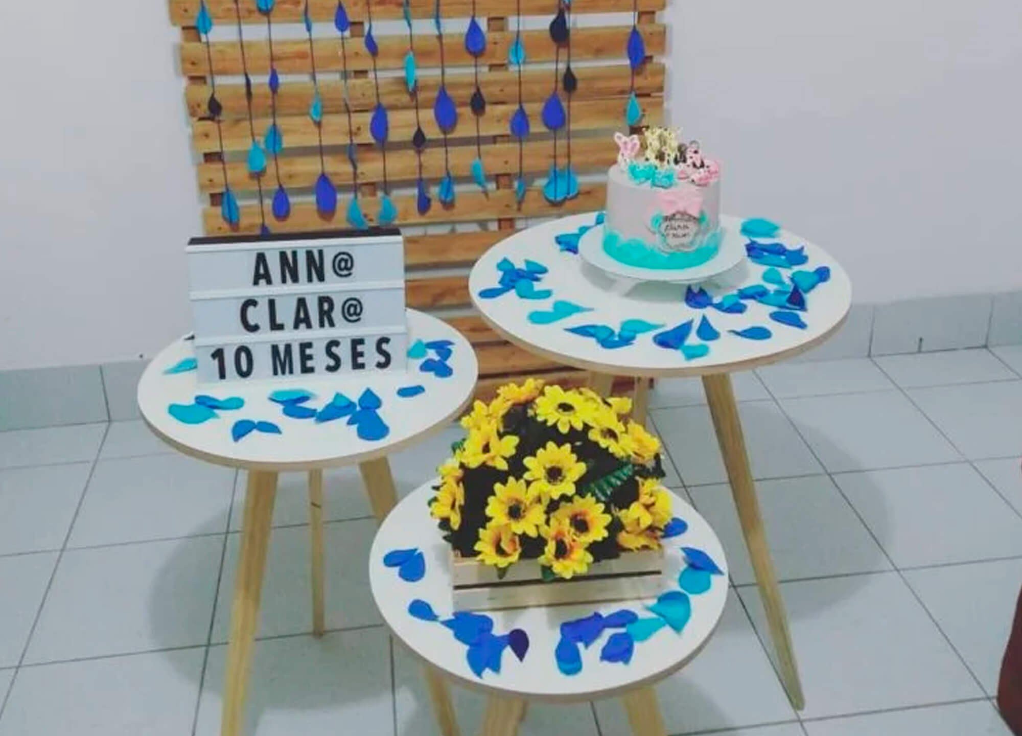 Decoração Simples Mesversário
