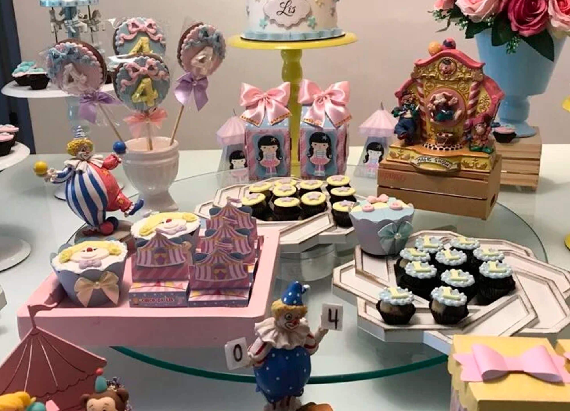 Mesversário Decoração Doces