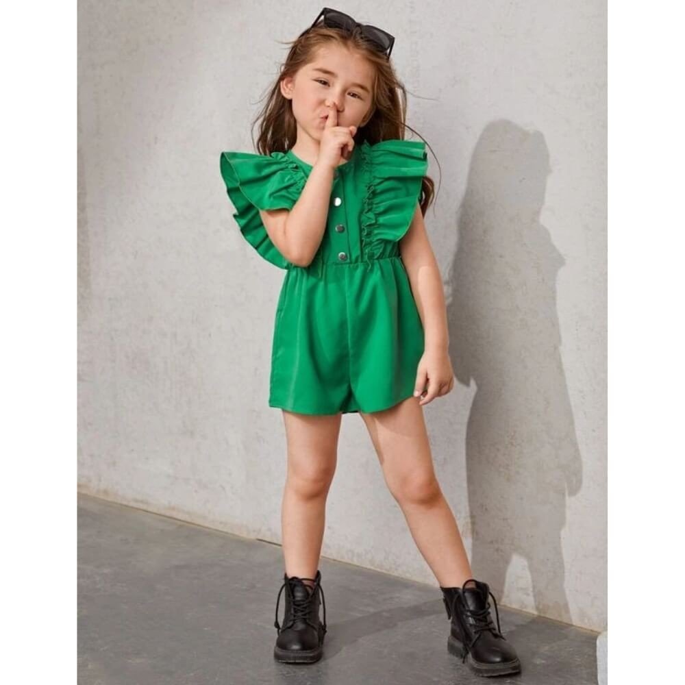 Look Infantil para o Natal Verde