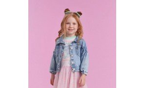 45 Ideia - Vestido Infantil com Jaqueta
