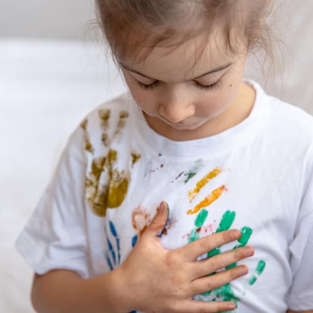 Roupa Suja de Tinta