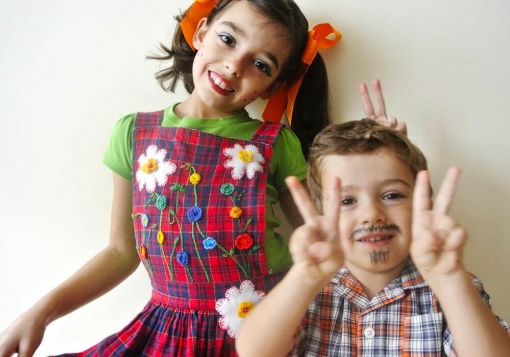 Roupa Infantil de Festa Junina Como Vestir