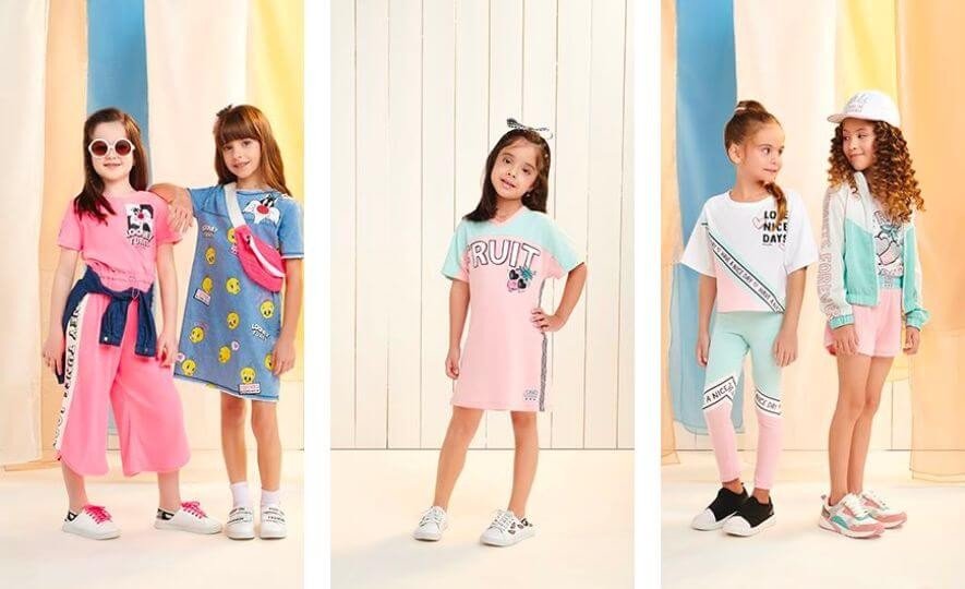 Tendência Moda Infantil Feminina Verão 2025