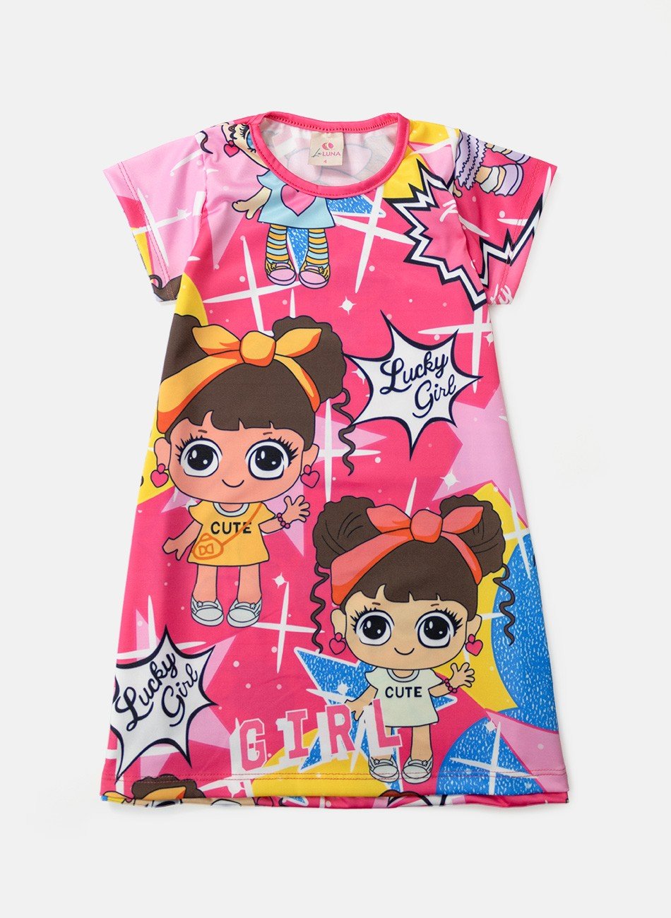 Vestidos Infantis Vestido Da Luna Simples Vestido Infantil