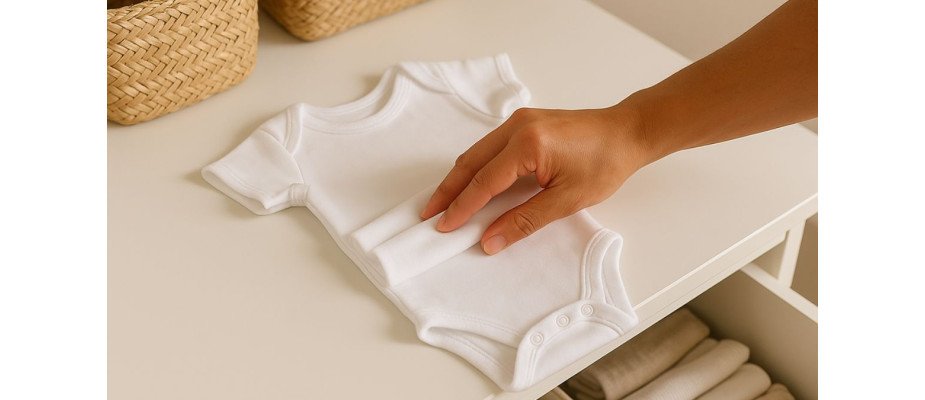 Como Dobrar Body de Bebê: Passo a Passo para Organizar com Eficiência