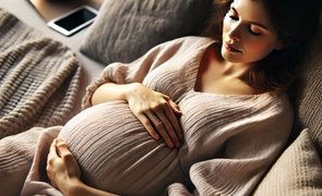 Bebê mexendo muito na barriga é normal