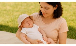Como vestir o bebê recém-nascido no calor