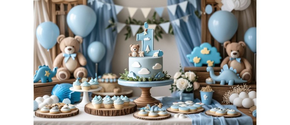 Temas para festa de 1 ano masculino: celebrações encantadoras e cheias de afeto