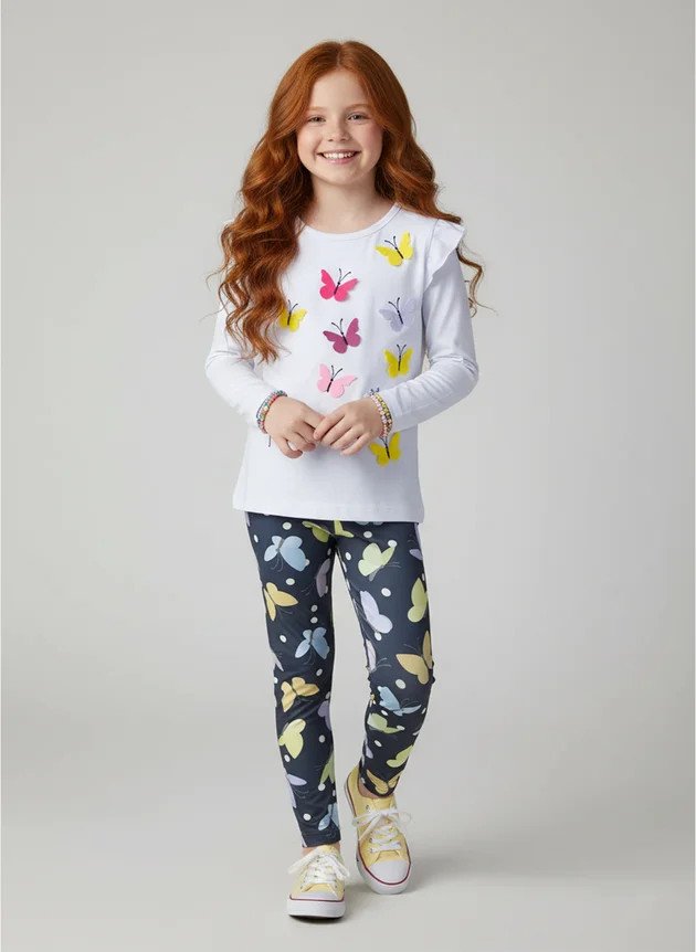 conjunto meia estacao infantil