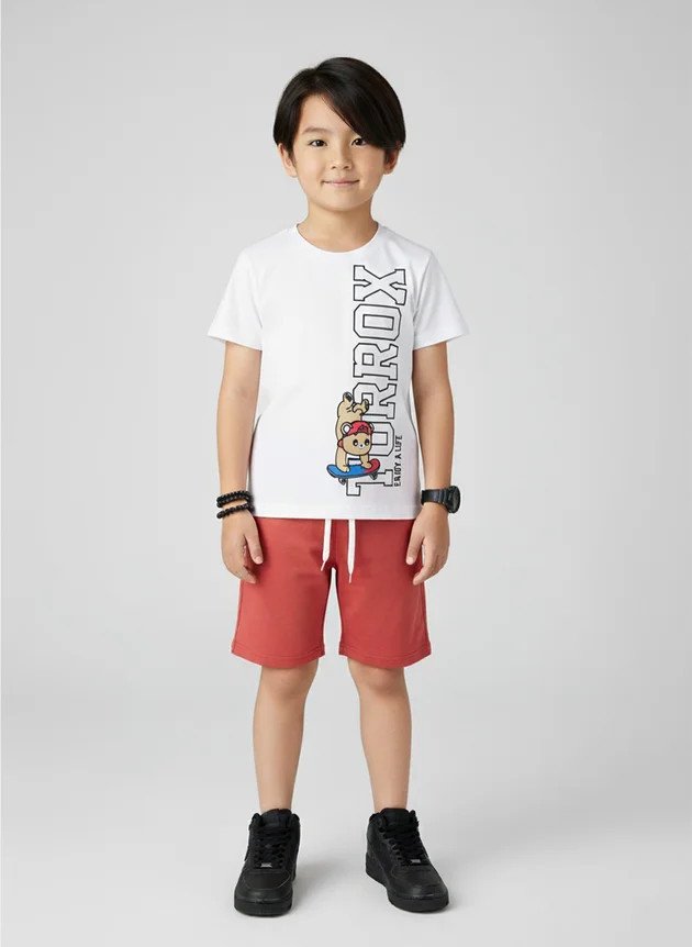 Roupa de moda infantil