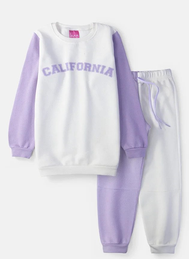 conjuntos de moletom infanto juvenil