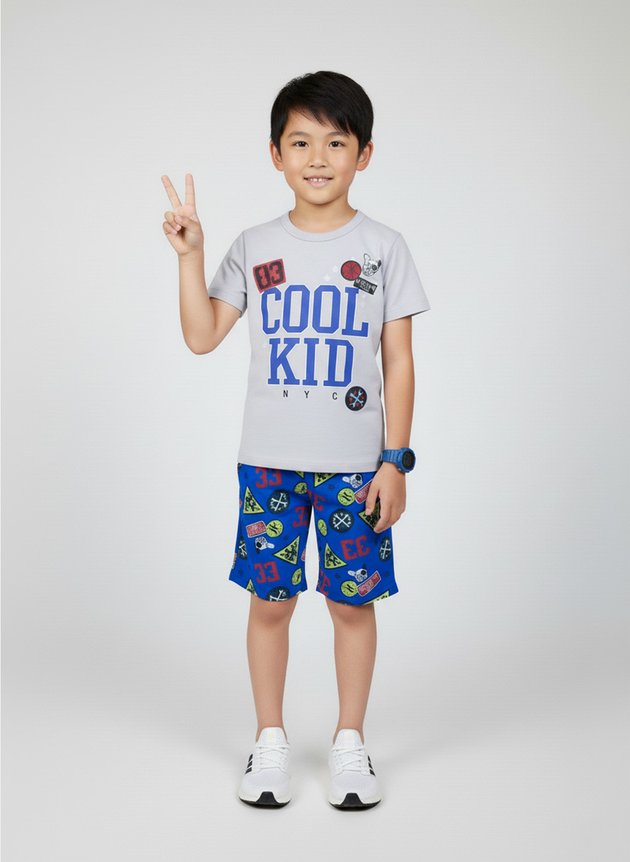 Conjunto Infantil Menino Cool Kid Mescla 20 - Keki Boys