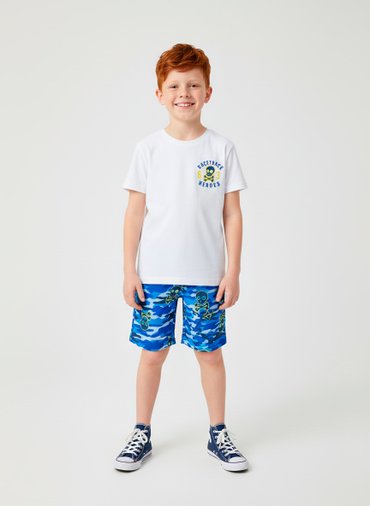 Conjunto Infantil Menino Racetrack Branco 61 - Keki Boys