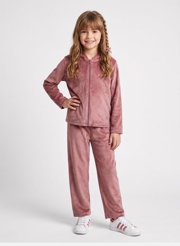Conjunto Infantil Plush Liso Menina Rose 476 - Laluna Conjunto Infantil Plush Liso Menina Rose 476 - Laluna
