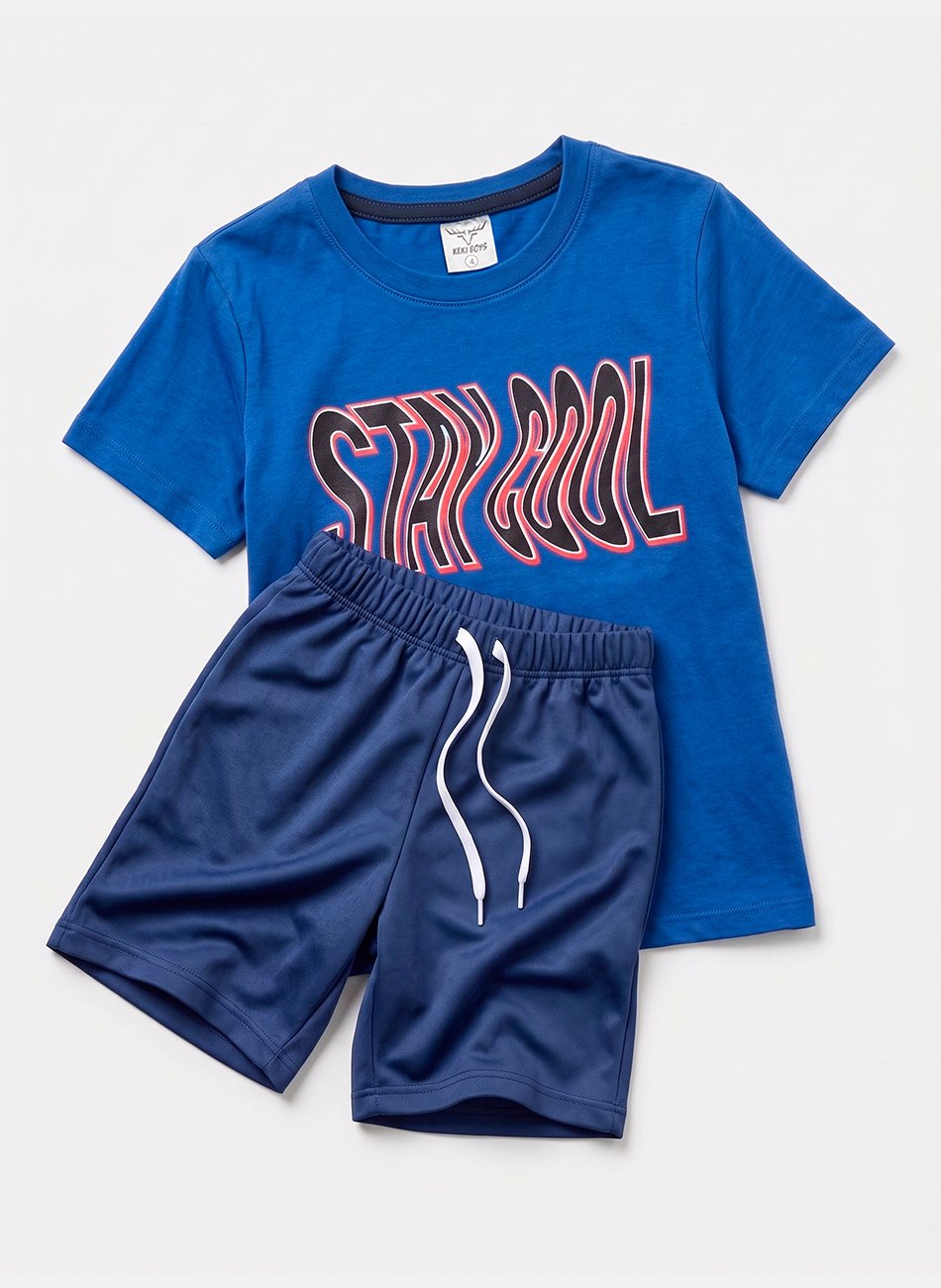 Conjunto Infantil Menino Stay Cool Royal 0384 - Keki Boys